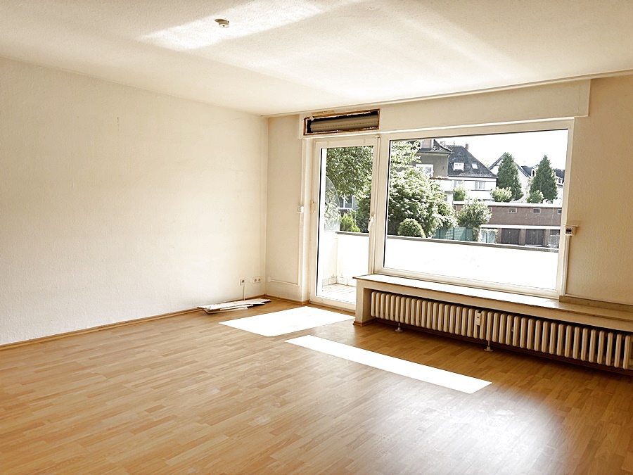 Ganz ruhig in KR-Uerdingen: 4-Zimmer-Wohnung mit großem Süd-West Balkon im Grünen - Foto 1