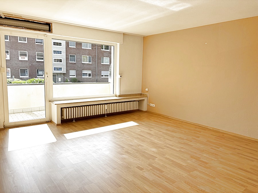 Ganz ruhig in KR-Uerdingen: 4-Zimmer-Wohnung mit großem Süd-West Balkon im Grünen - Foto 2